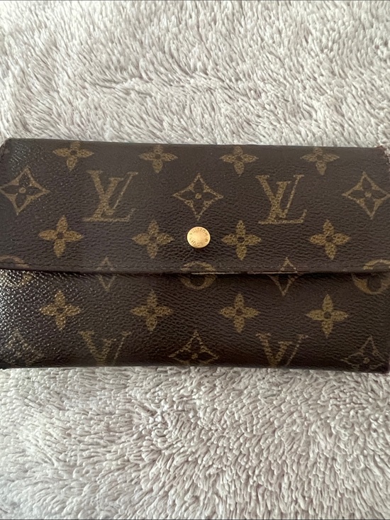 Louis Vuitton Handbags - Louis Vuitton Monogram Brown and Gold Continental Wallet Project